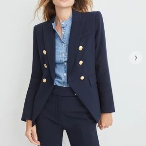 Blue Blazer from LOFT with gold buttons